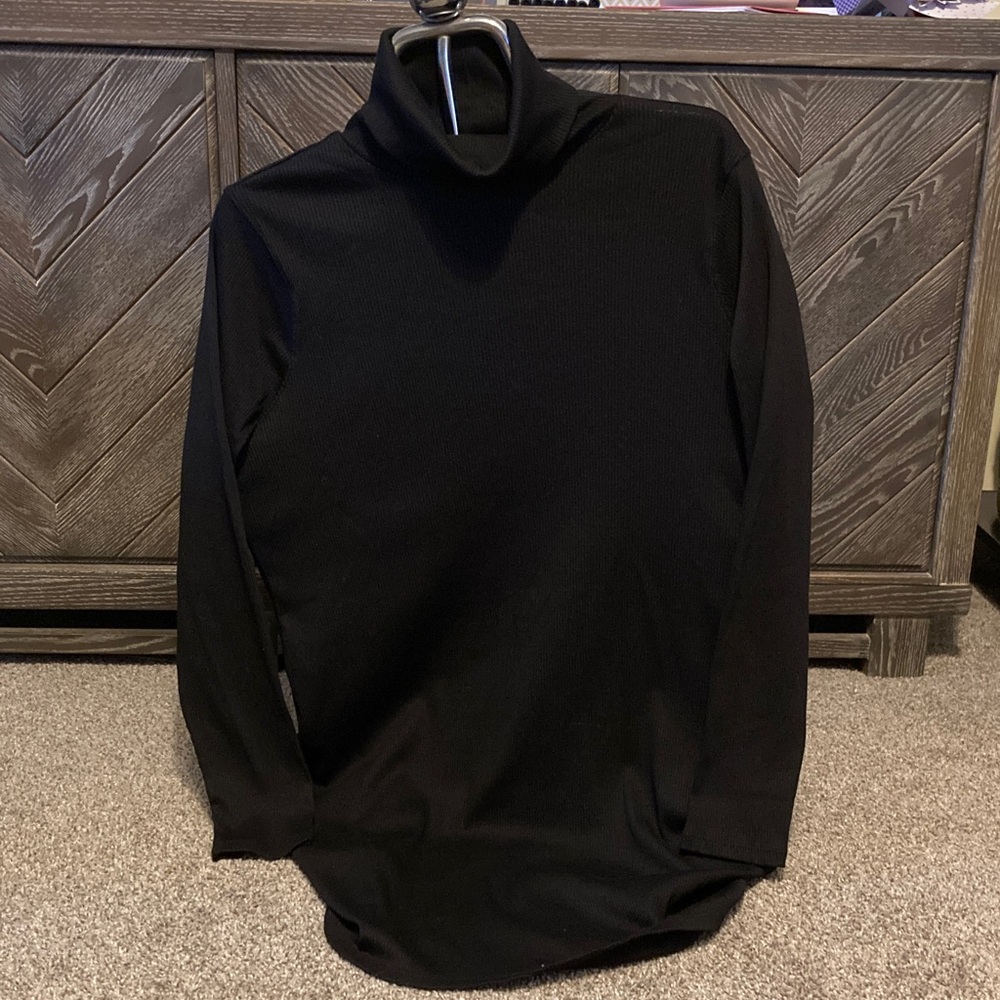 Wild Fable Elegant Black long sleeve Turtleneck Sweater dress